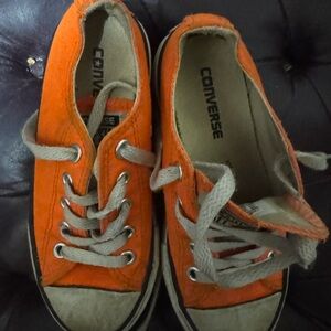 Converse Kids Orange Sneakers